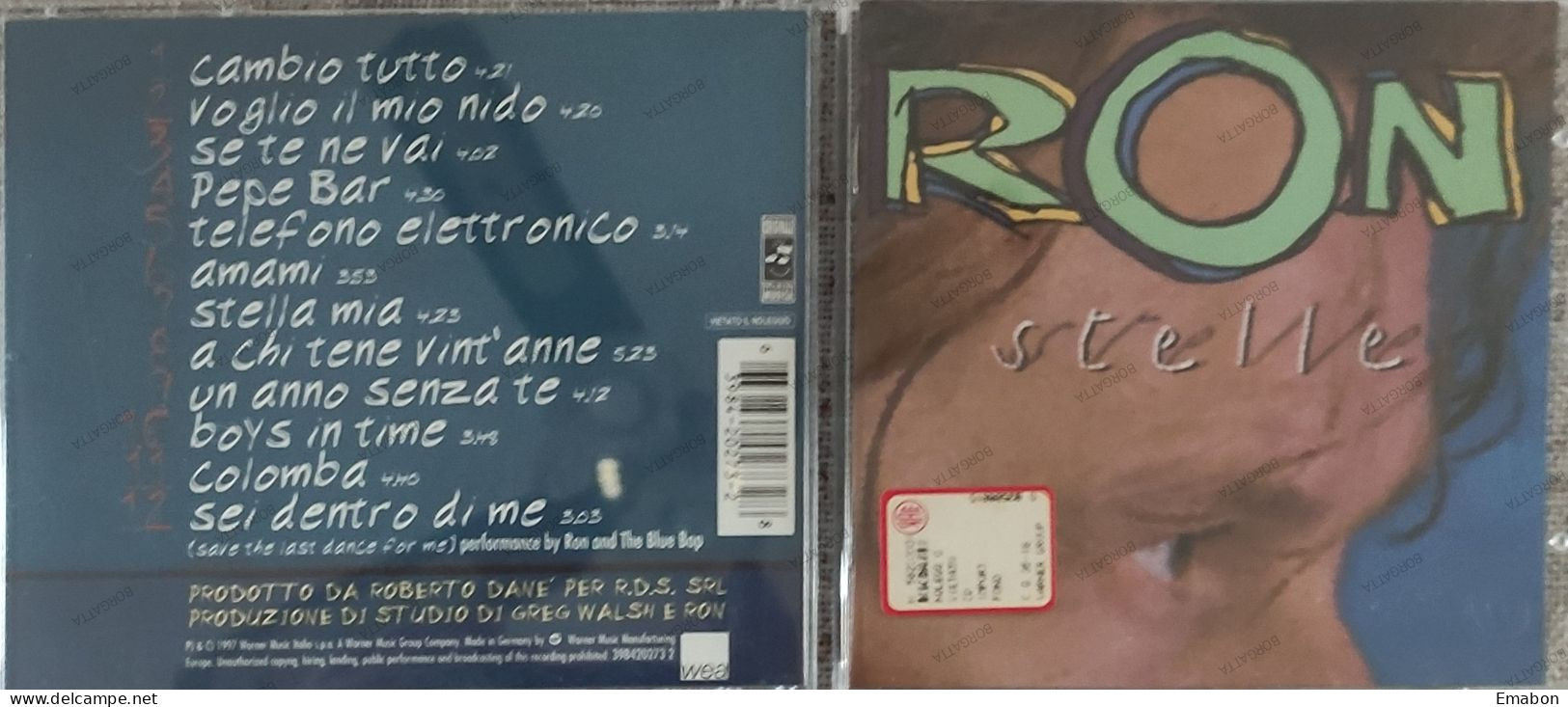 BORGATTA - ITALIANA  - Cd RON  - STELLE - WARNER MUSIC 1997 -  USATO In Buono Stato - Otros - Canción Italiana