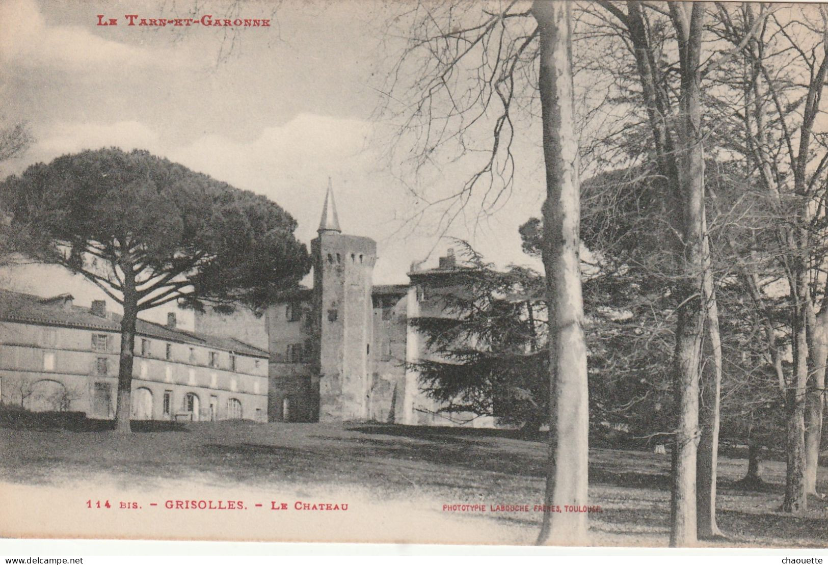 Grisolles...le Chateau    Edit  Labouche  No.114 Bis - Grisolles
