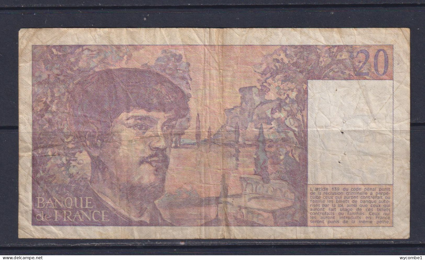 FRANCE - 1980 20 Francs Circulated Banknote - 20 F 1980-1997 ''Debussy''