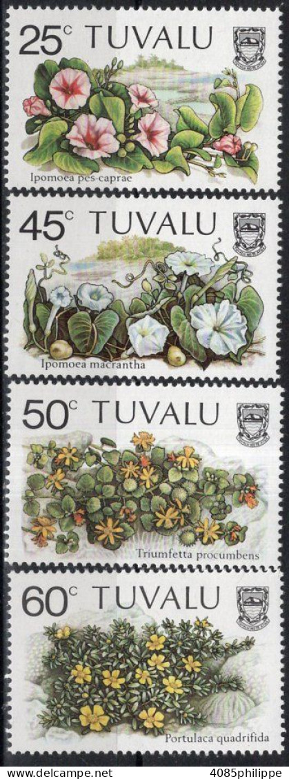 TUVALU Timbres-Poste N°235** à 238** Neufs Sans Charnières TB Cote : 5€00 - Tuvalu