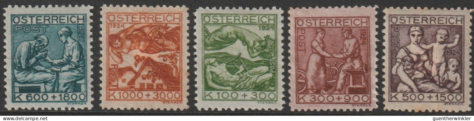 Österreich 1924 ANK/Mi: 442-446* MLH [442-446x] - Ungebraucht
