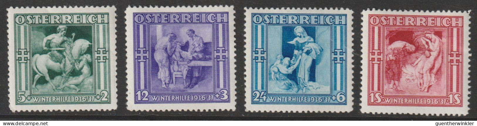 Österreich 1936 ANK/Mi: 628-631** MNH [628-631xx] - Ungebraucht