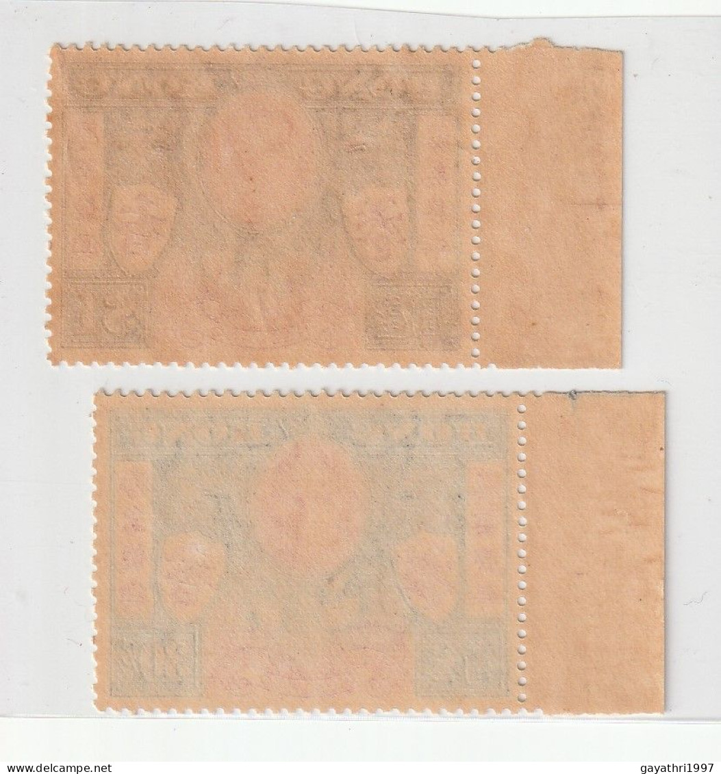 Hong Kong 1948 Victory Issue Mint MNH Set Of 2 - Unused Stamps