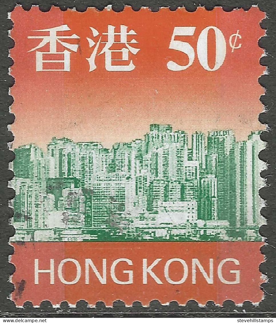 Hong Kong. 1997 Definitives. HK Skyline. 50c Used. SG 850 - Gebraucht