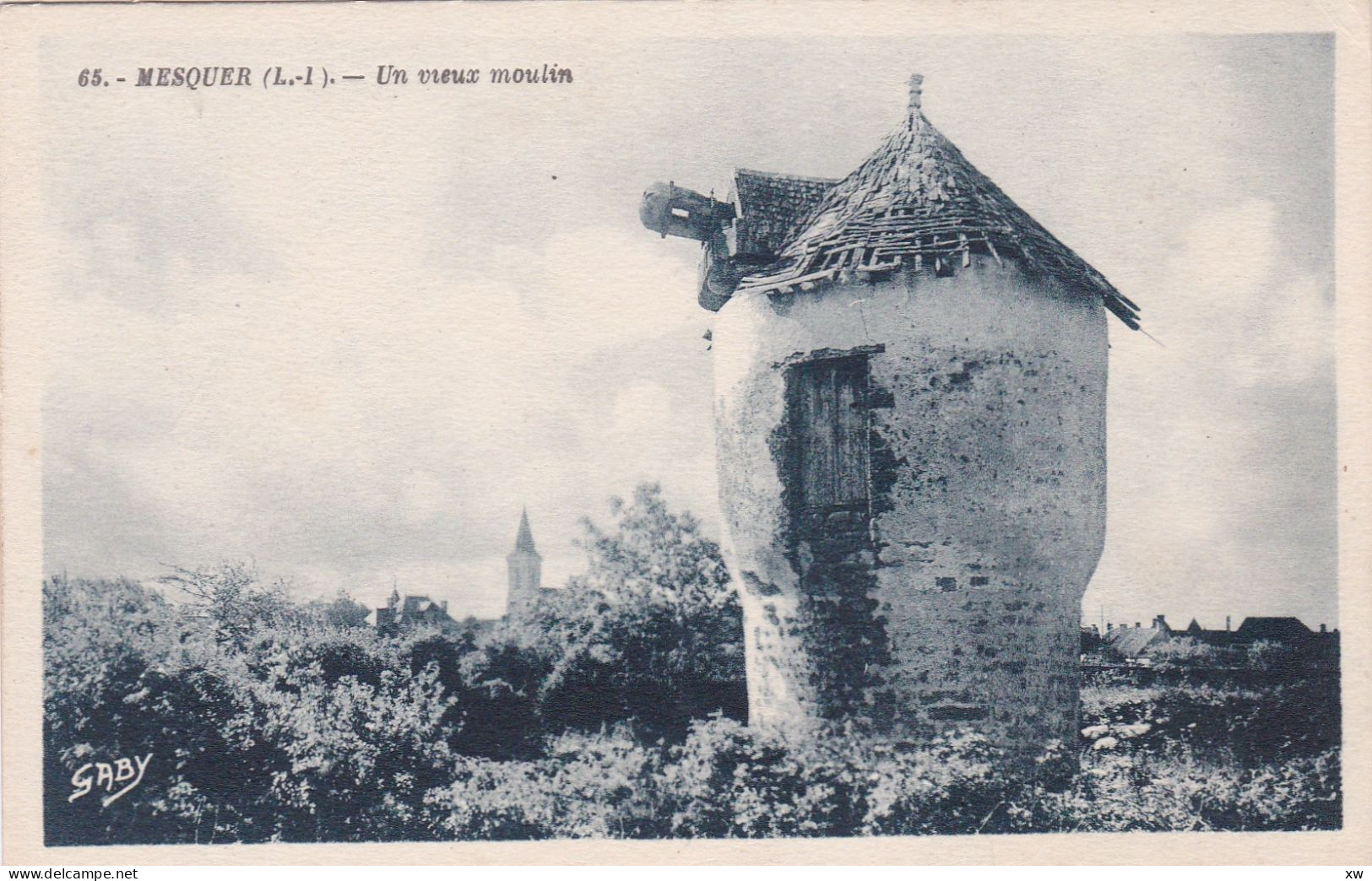 MESQUER-QUIMIAC -44- Un Vieux Moulin - A17572/73 - Mesquer Quimiac