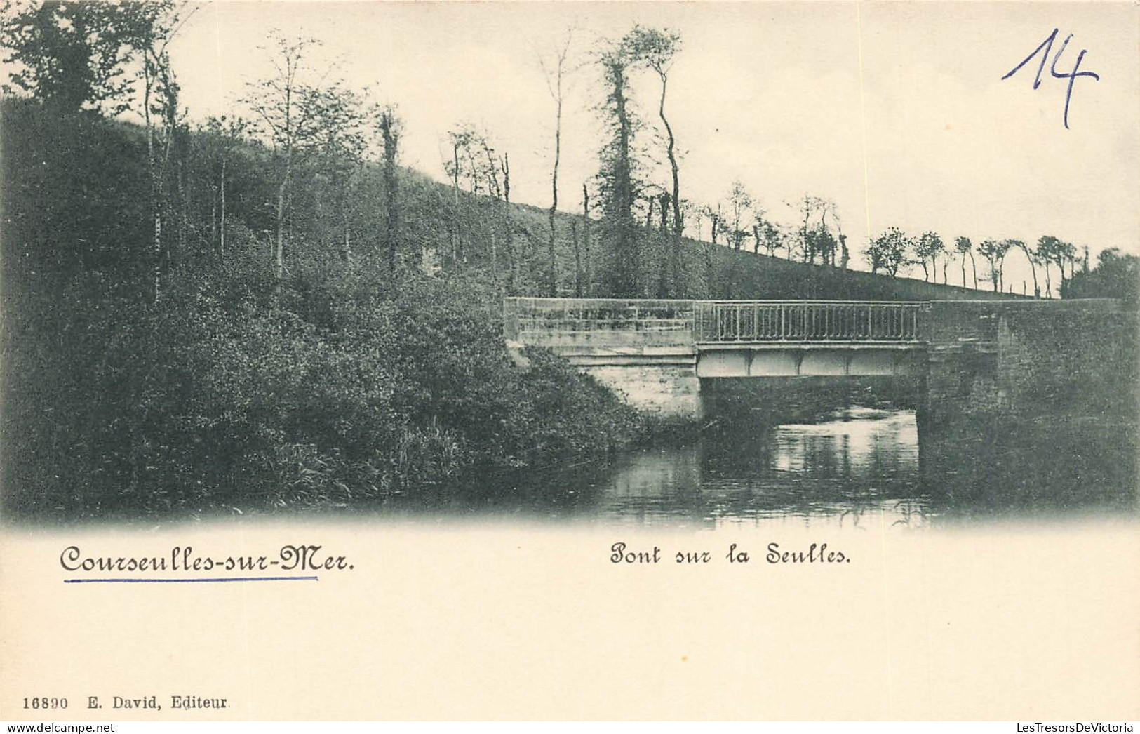 FRANCE - Courseulles Sur Mer - Pont Sur La Seulles - Dos Non Divisé - Carte Postale Ancienne - Courseulles-sur-Mer