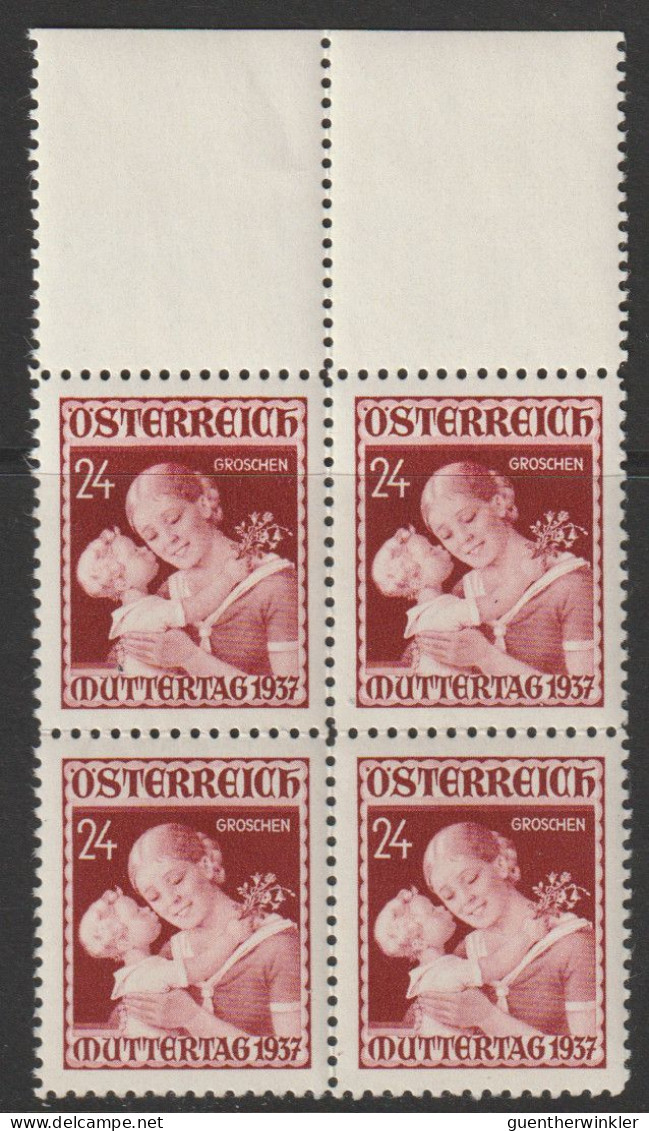 Österreich 4er Block 1937 ANK/Mi: 638** MNH [638xx] - Ungebraucht