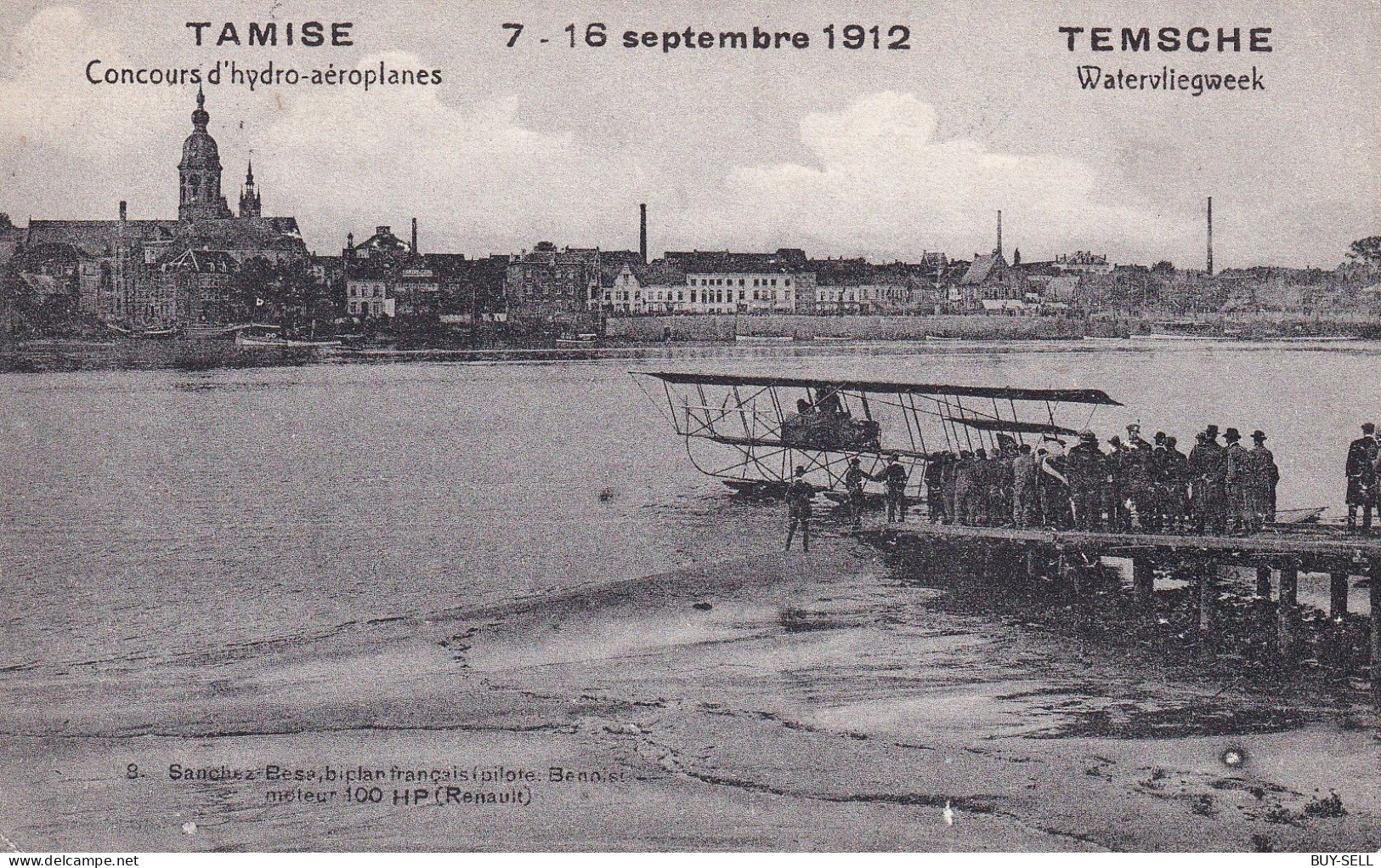 BELGIQUE - TAMISE - Concours D'hydro-aéroplanes - 1912 - Temse