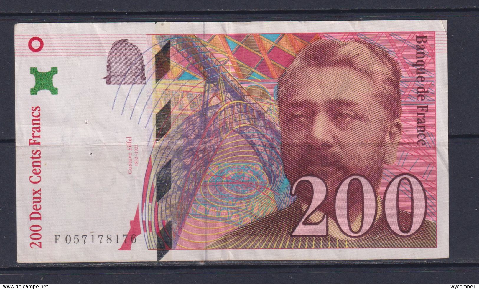 FRANCE - 1997 200 Francs Circulated Banknote - 200 F 1995-1999 ''Eiffel''