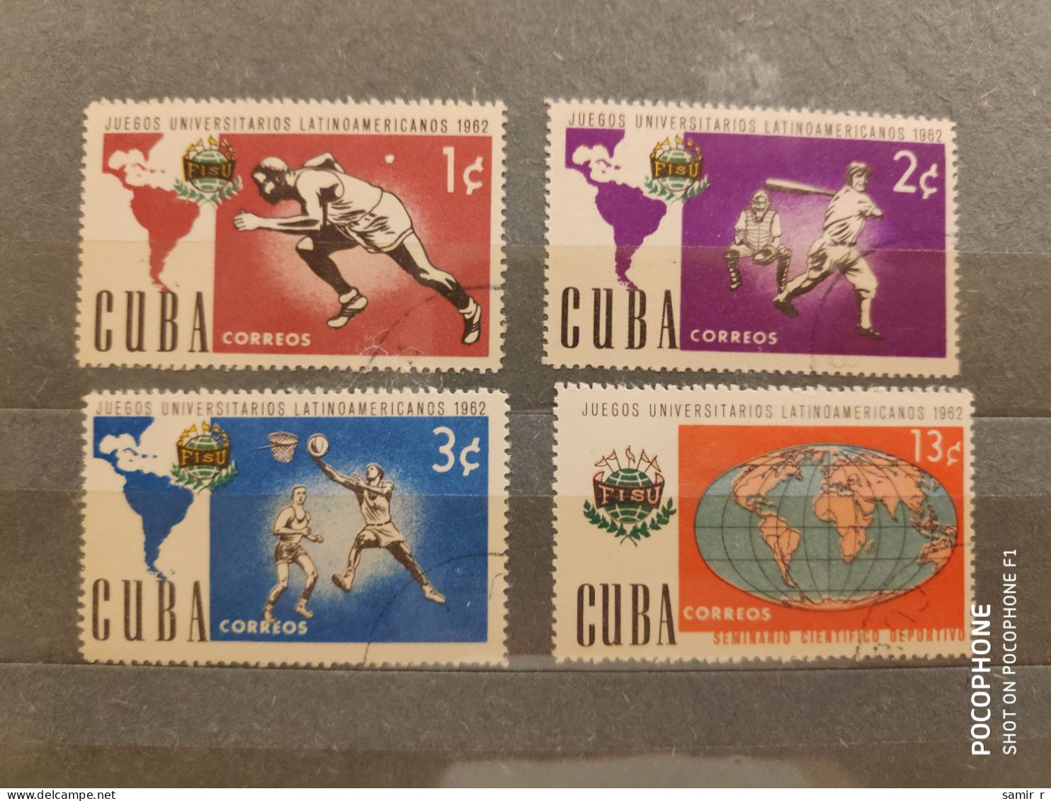 1962 Cuba Sport  Basketball  (F81) - Used Stamps