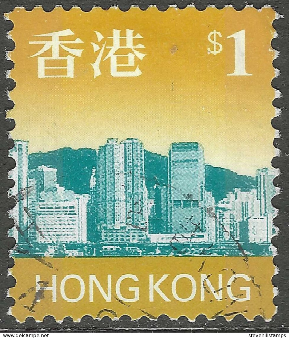 Hong Kong. 1997 Definitives. HK Skyline. $1 Used. SG 851 - Gebraucht