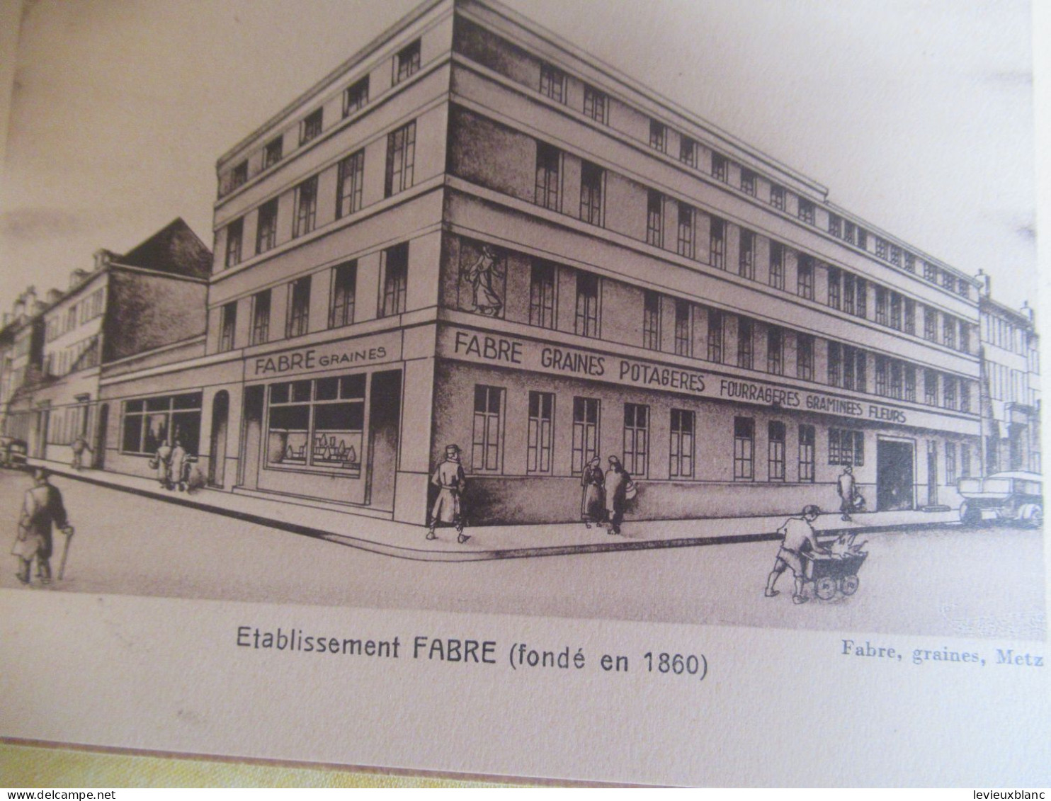 Carnet souvenir 17 vues de METZ/offert par la Maison FABRE/grainetier/METZ (Moselle) /rue Mazelle/vers  1920-30   PGC552