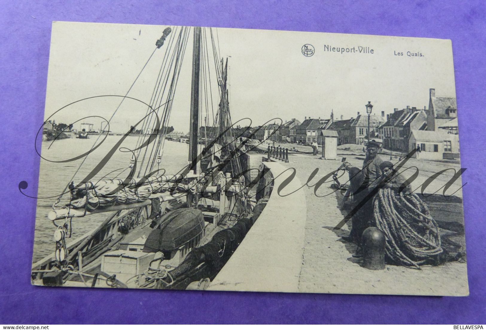 Nieuwpoort W. Siebolt Feldpost 24-08-1915 Reg 4 III Bat  1914-1918 - Oorlog 1914-18