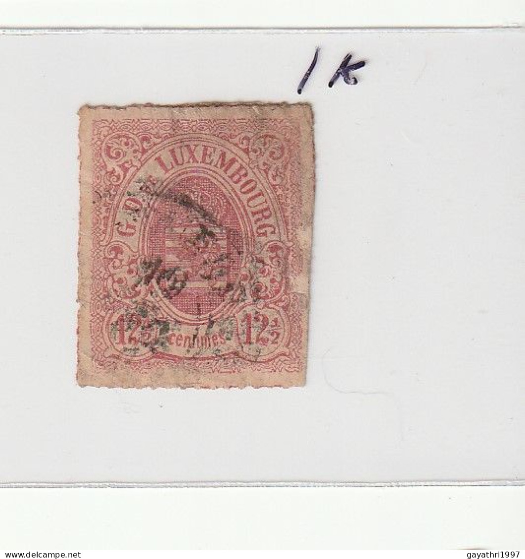 Luxemburg Stamp Used - 1859-1880 Stemmi