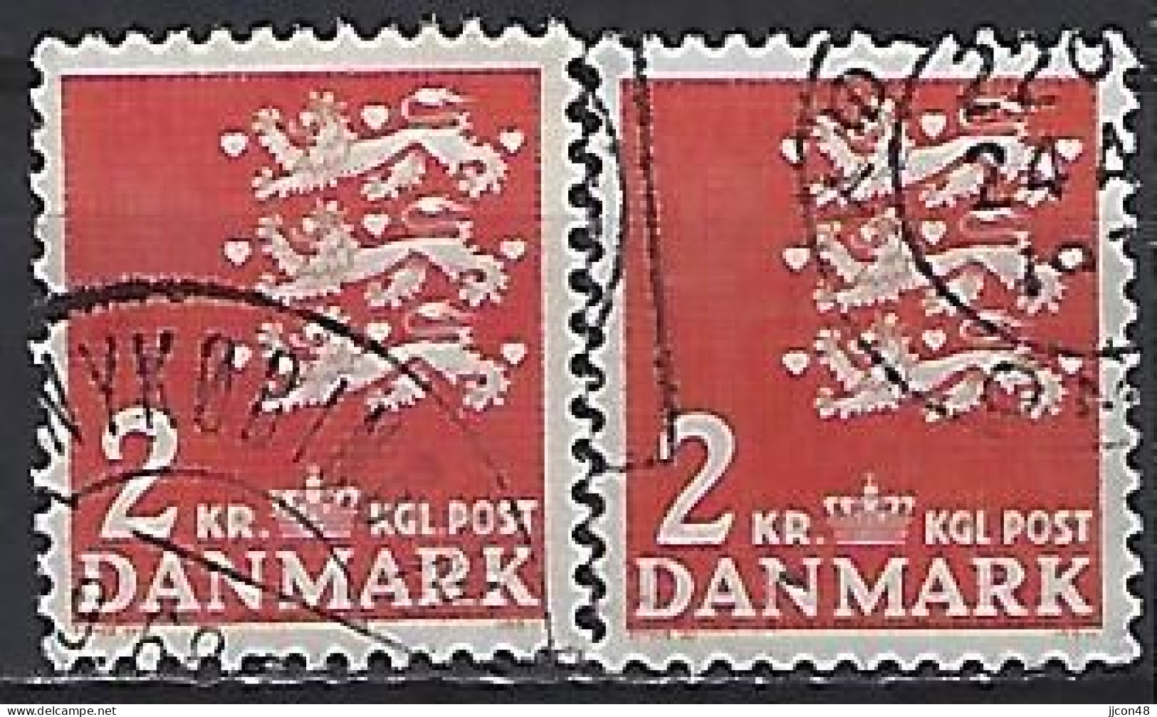 Denmark 1946  3 Lions (o) Mi.290 X+y - Gebraucht