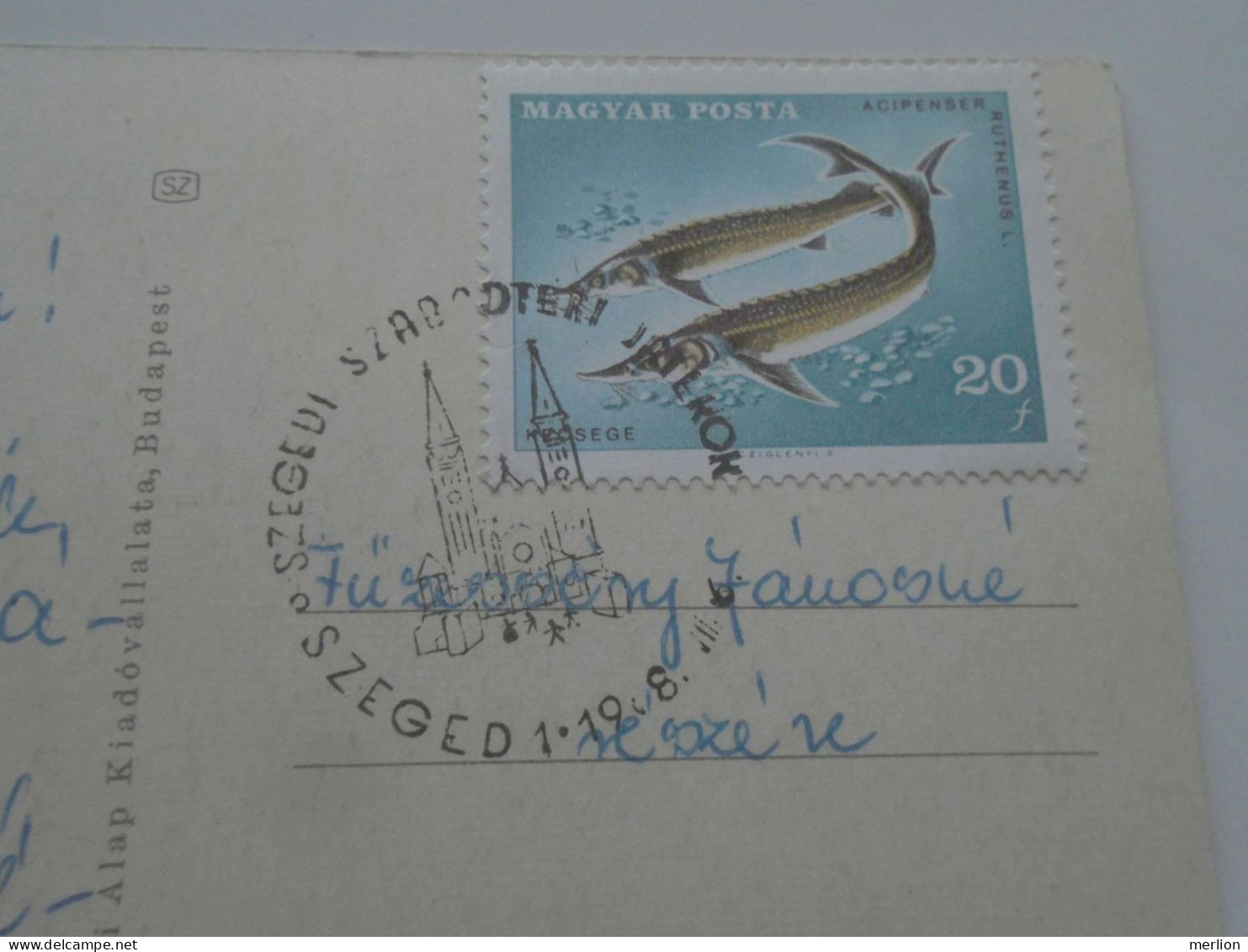 D200762    Hungary   Postcard   Szeged  - Postmark  Szegedi Szabadtéri Játékok  1968 - Marcofilie