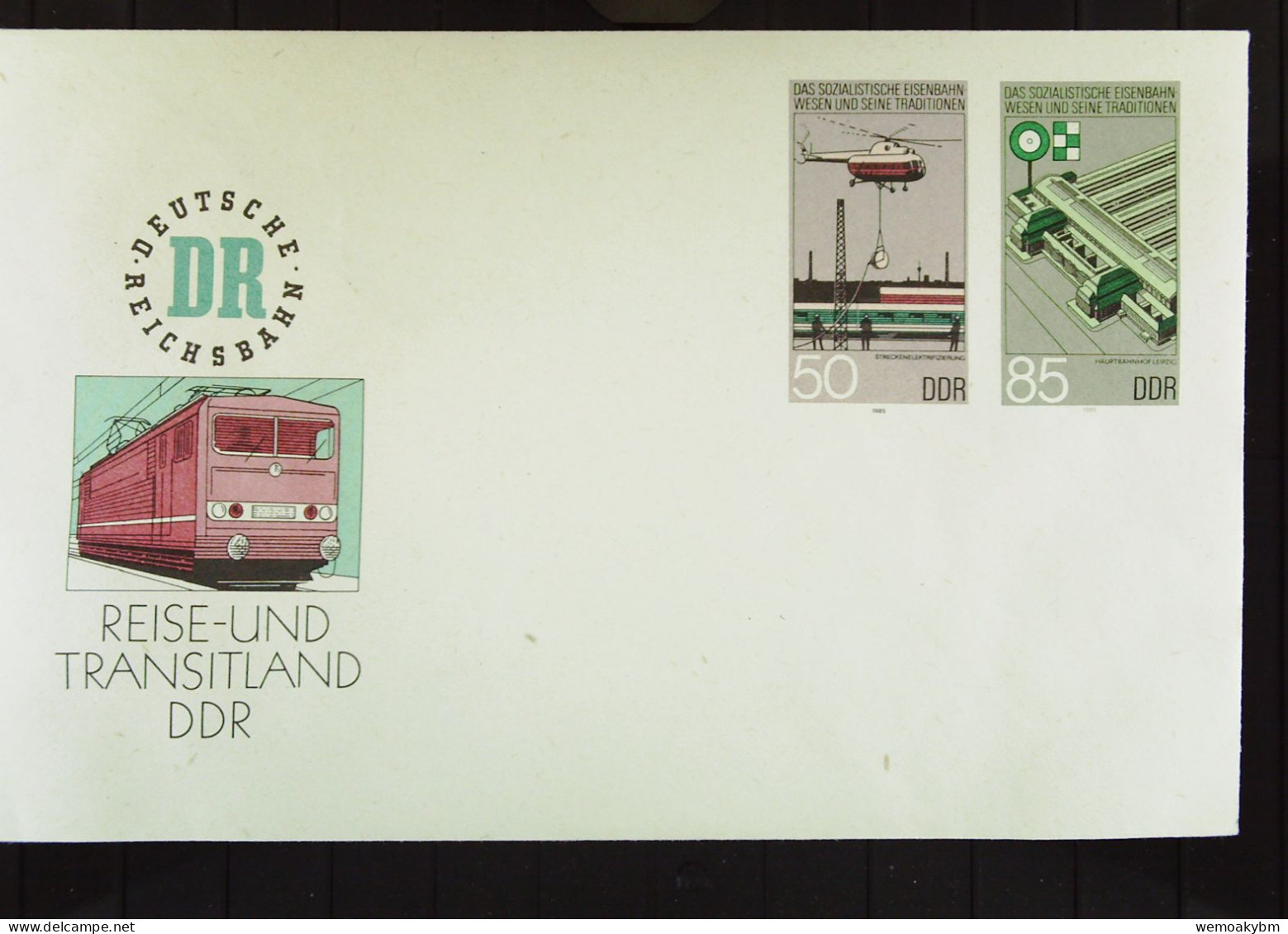 GS-Umschlag Ungebraucht "DR Reise- Und Transitland DDR" Mit 50/85 Pf  Knr: U 3 - 2970/2971 - Covers - Mint