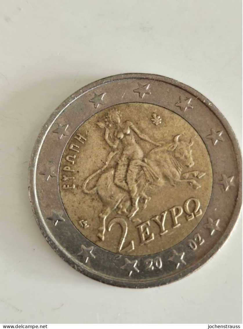 2 Euro Münze Griechenland 2002 Fehlprägung ??. Sammlermünze ?? - Andere - Europa