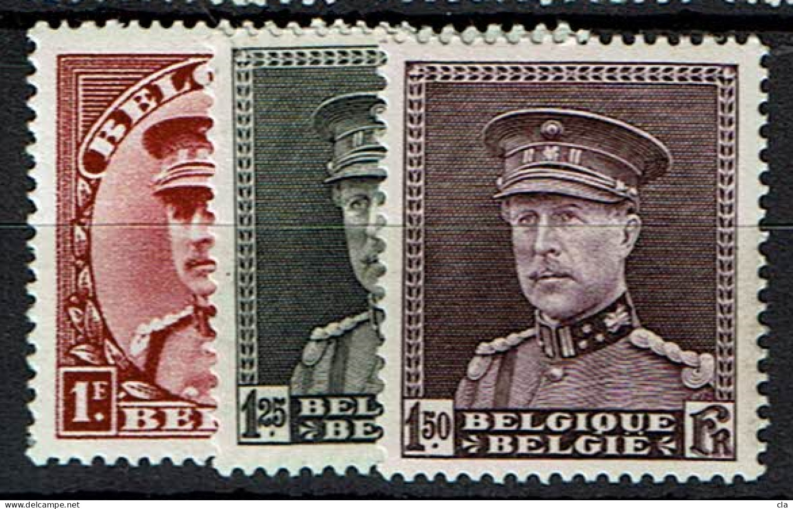 317/19  **  13.75 - 1931-1934 Mütze (Képi)