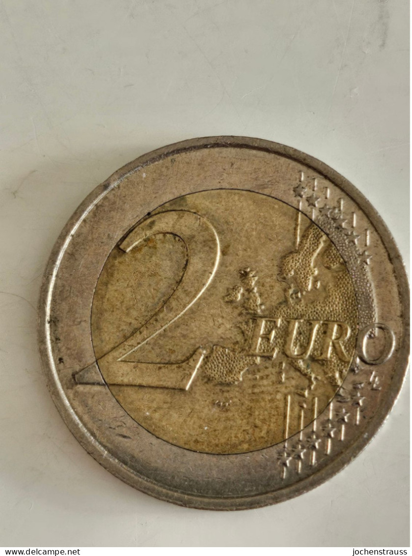 2 EURO GEDENKMÜNZE * FRANKREICH 2016 * UEFA FUSSBALL EURO FRANKREICH. - Andere - Europa