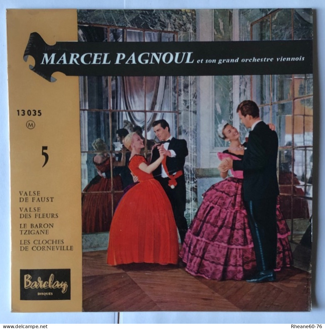 Barclay Disques 13035 Médium 45T EP - Volume 5 - Marcel Pagnoul Et Son Grand Orchestre Viennois - Formats Spéciaux