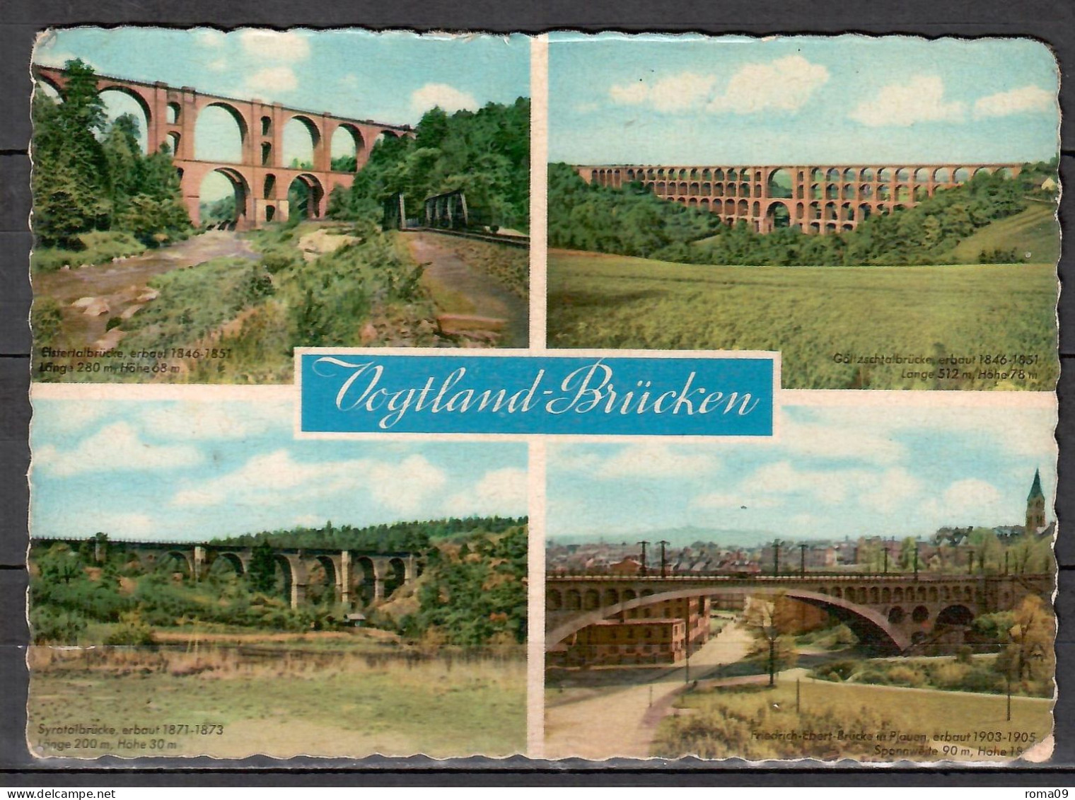 Vogtland - Brücken, Elstertalbrücke, Göltzschtalbrücke, Syratalbrücke, Friderich-Ebert-Brücke; B-877 - Vogtland