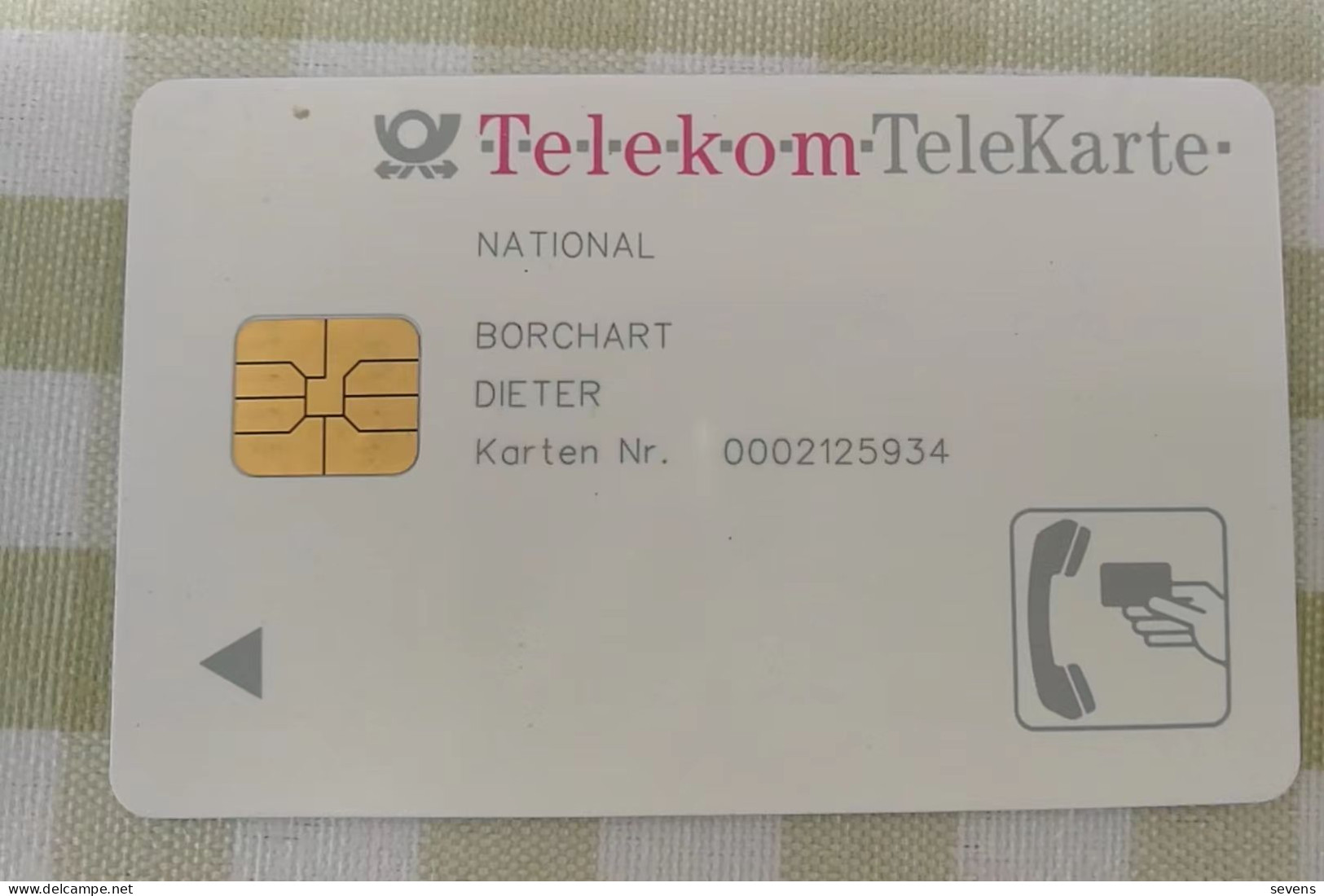 Telekom Telekarte National Personal Account Chip Card - Sonstige & Ohne Zuordnung