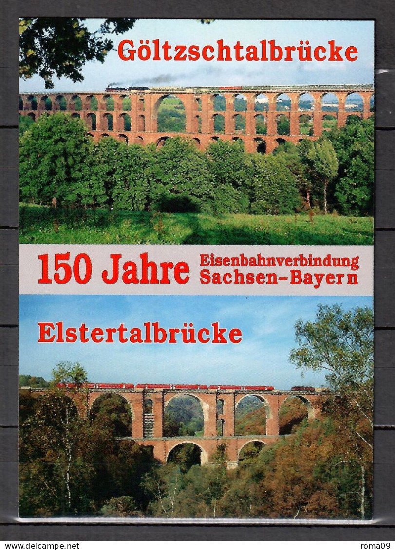 Vogtland, 150 J. Eisenbahnvrebindung Sachsen-Bayern; Elstertalbrücke, Göltzschtalbrücke; B-876 - Vogtland