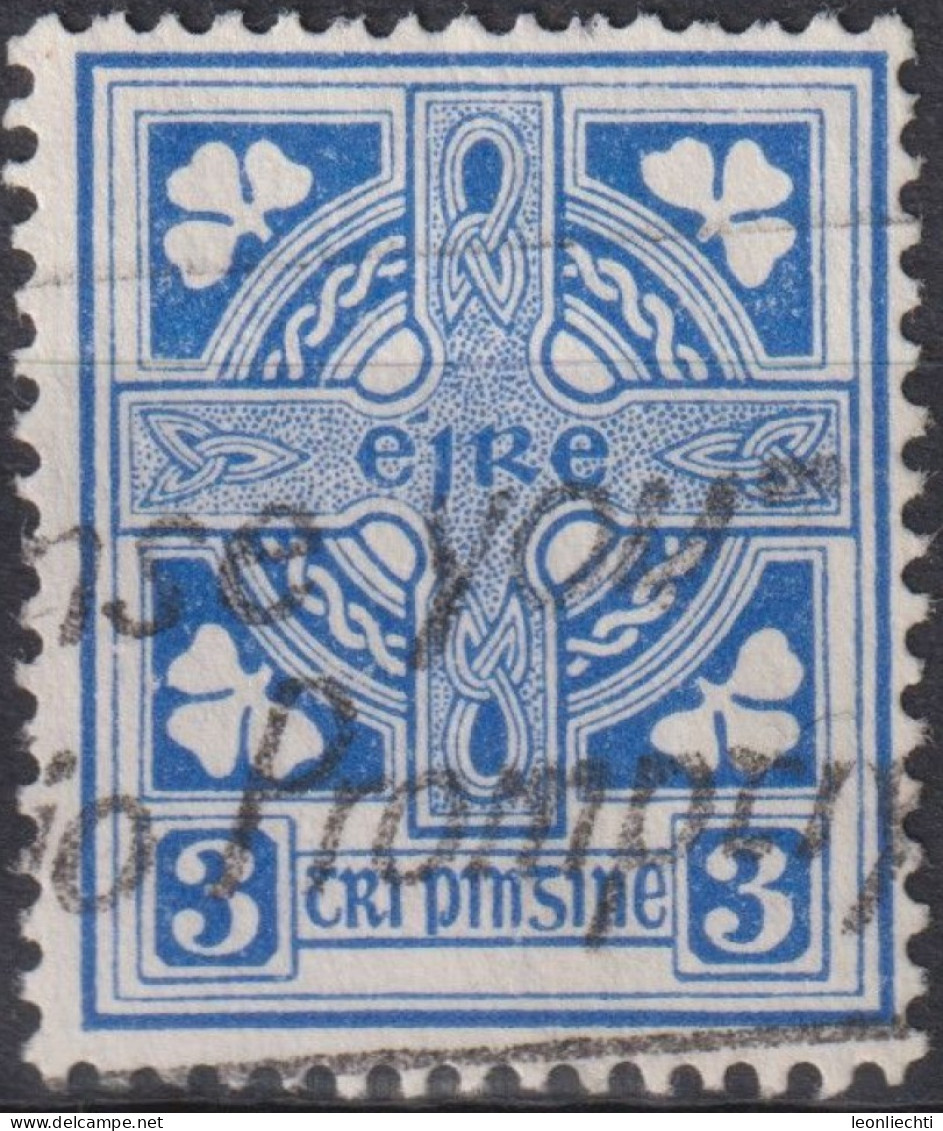 1940 Irland > 1937-1949 Éire ° Mi:IE 76AI, Sn:IE 111, Yt:IE 83, Celtic Cross, Symbols 1940-68 - Gebraucht