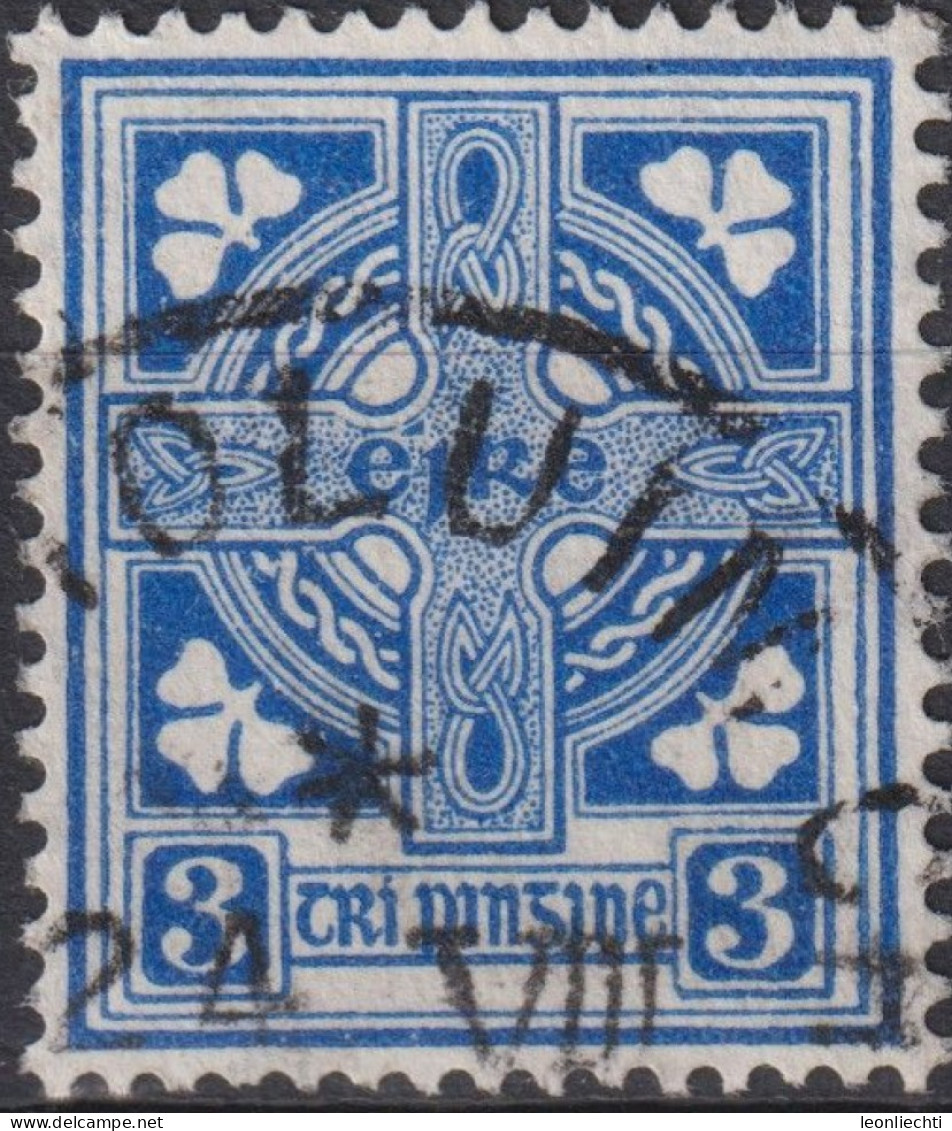 1940 Irland > 1937-1949 Éire ° Mi:IE 76AI, Sn:IE 111, Yt:IE 83, Celtic Cross, Symbols 1940-68 - Oblitérés