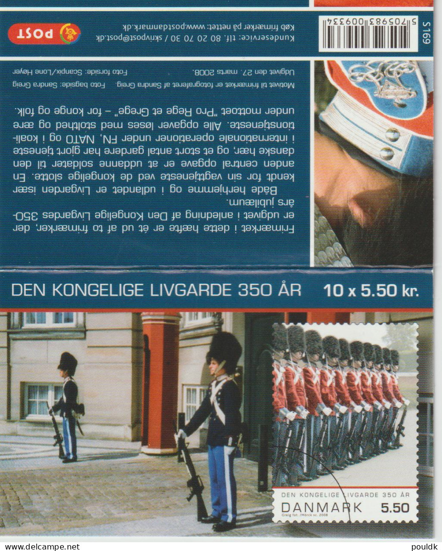 Denmark Booklet: 2008 The Royal Guard 300 Years MNH/**. Postal Weight Approx 0,03 Kg. Please Read Sales  - Markenheftchen