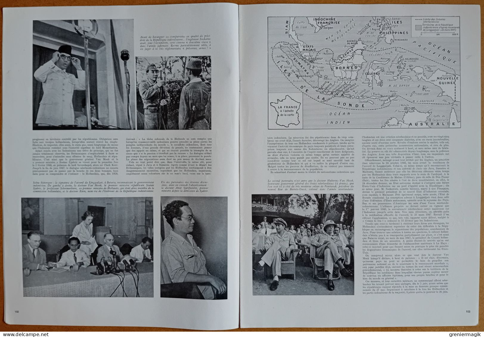 France Illustration N°96 02/08/1947 Circuit Breton/Guerre En Indonésie/En URSS/Antarctique/Birmanie/Balkans Liliu Maniu - Informations Générales