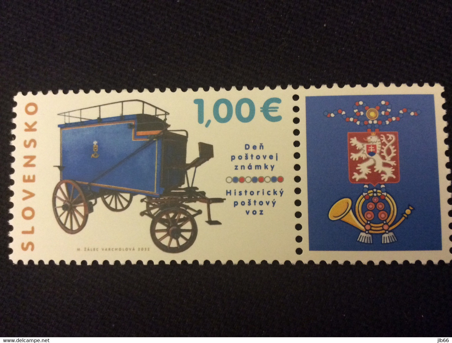 2022 Yvert 868 Pofis 783 ** Jour De La Poste Malle Postale Ancienne - Neufs