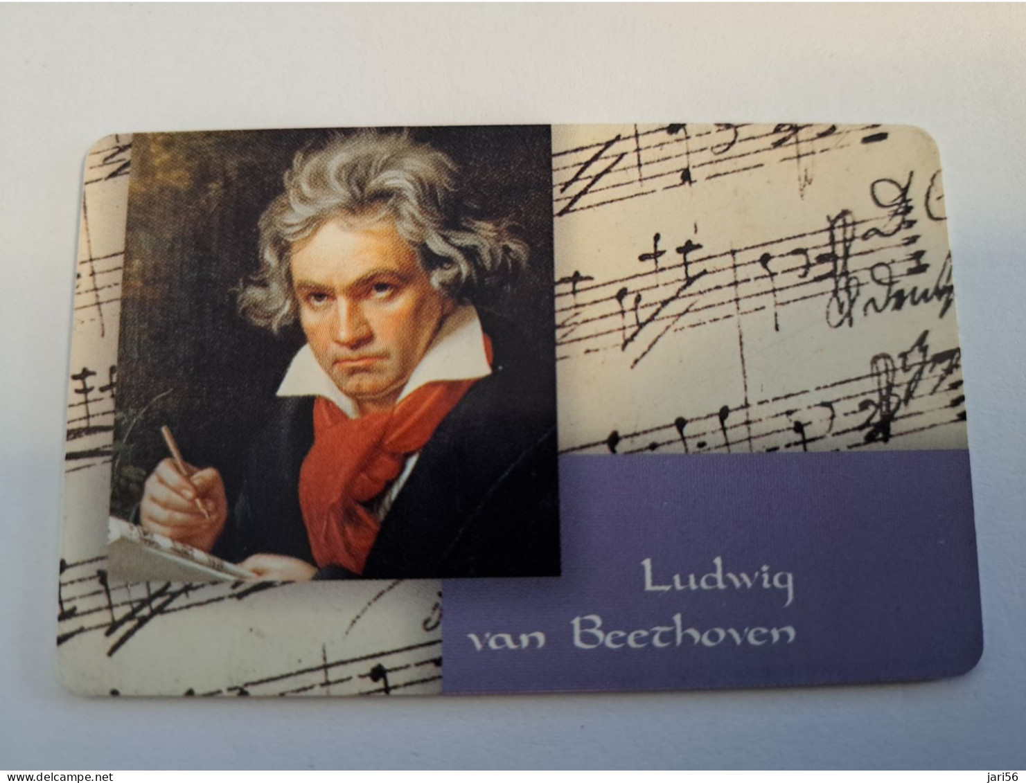 DUITSLAND/ GERMANY  SERIE 5X CHIPCARD  COMPONISTEN / WAGNER/BEETHOVEN/VERDI/MOZART/BACH /  USED    **16176**