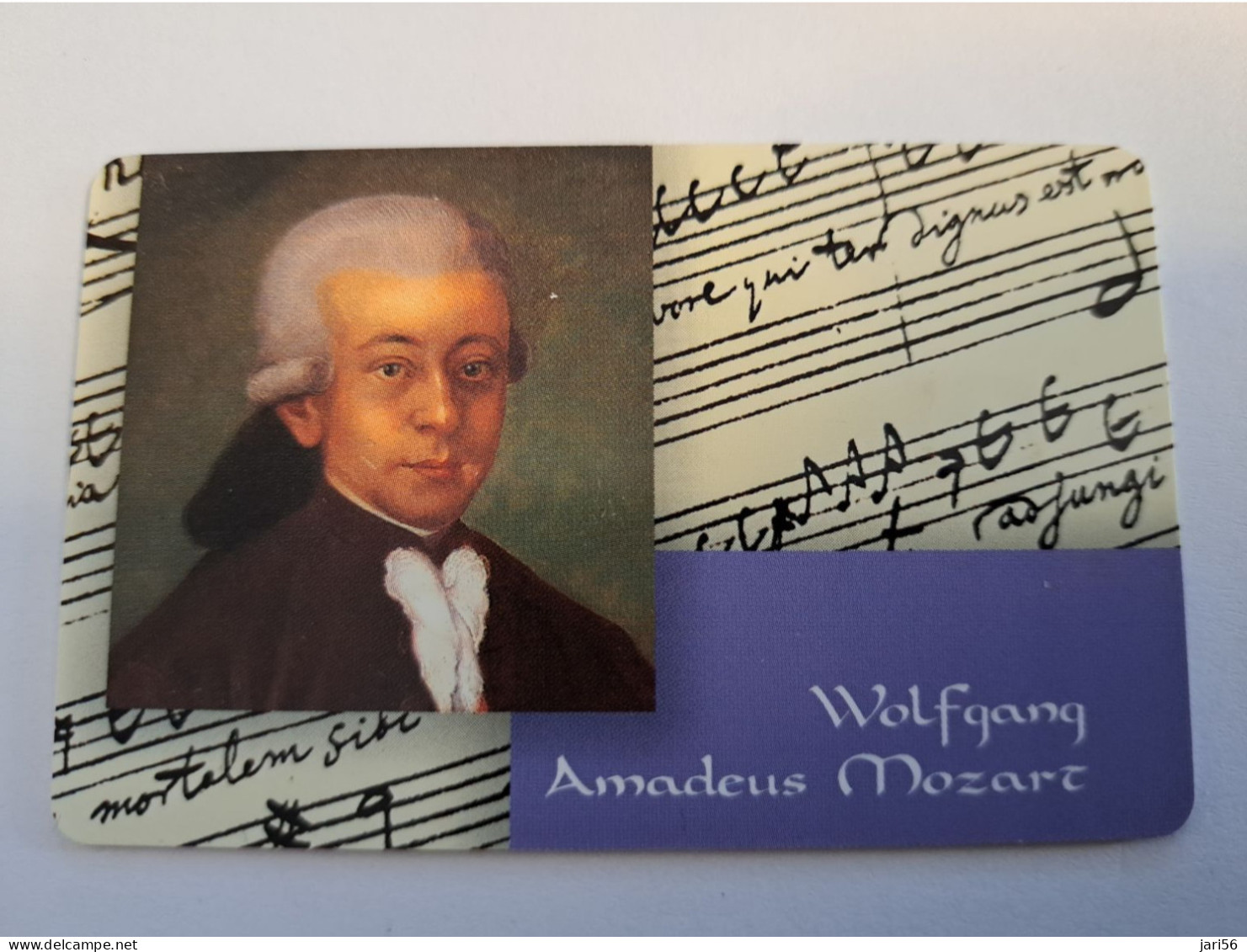 DUITSLAND/ GERMANY  SERIE 5X CHIPCARD  COMPONISTEN / WAGNER/BEETHOVEN/VERDI/MOZART/BACH /  USED    **16176**