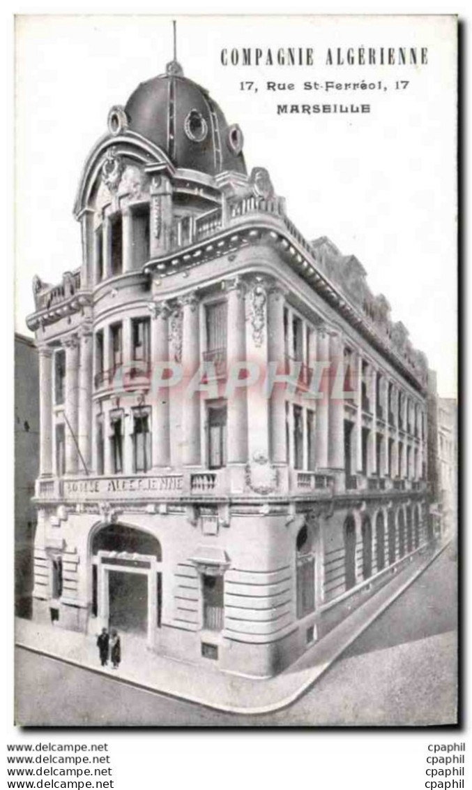 CPA Banque Compagnie Algerienne Rue St Ferreol Marseille Algerie - Banken