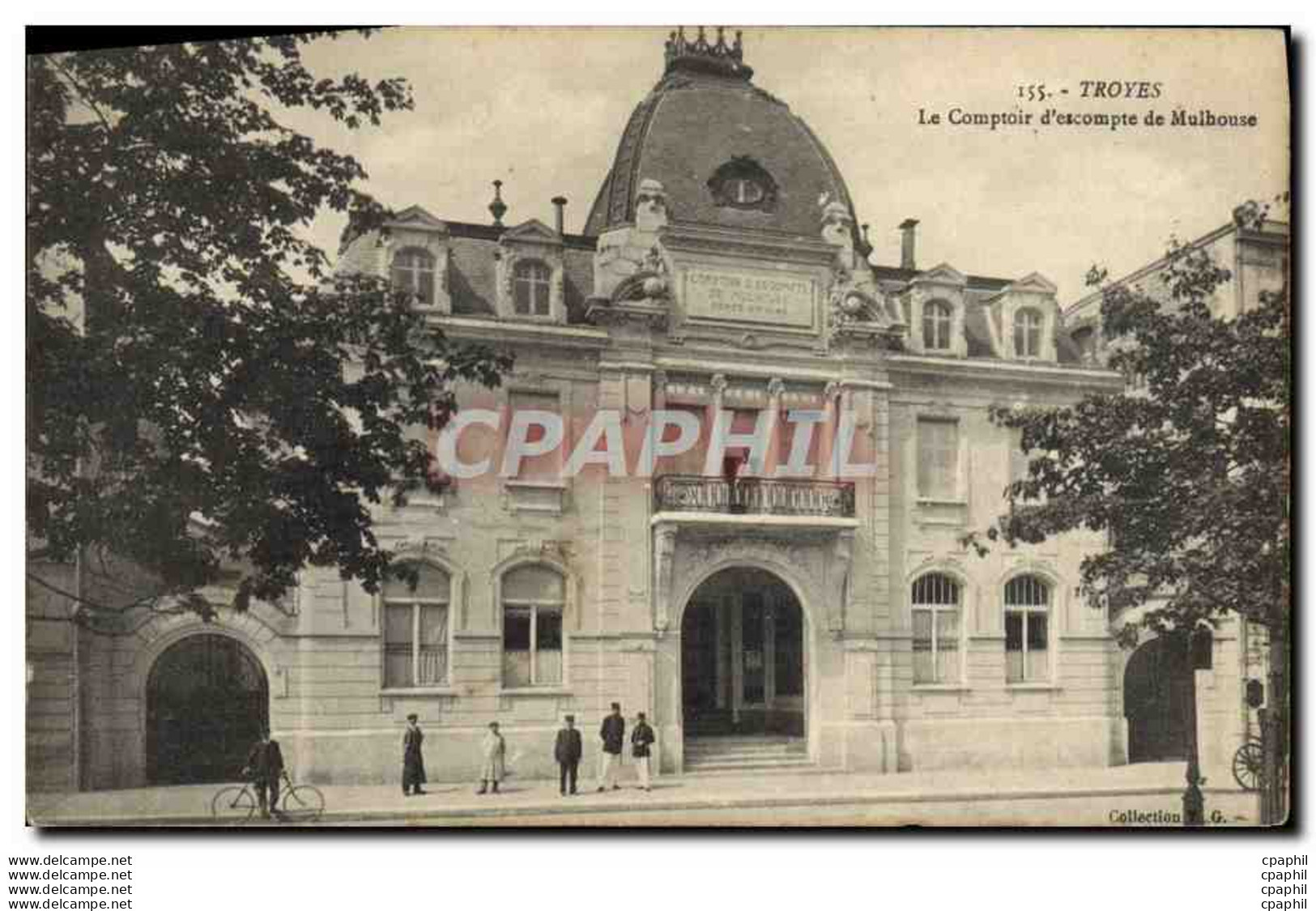 CPA Banque Troyes Le Comptoir D&#39escompte De Mulhouse - Banche