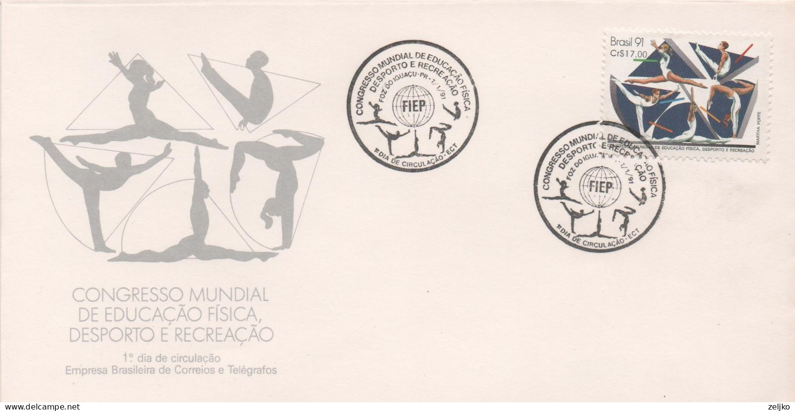 Brazil, Gymnastics, World Congress On Physical Education, Sports And Recreation - Gymnastics