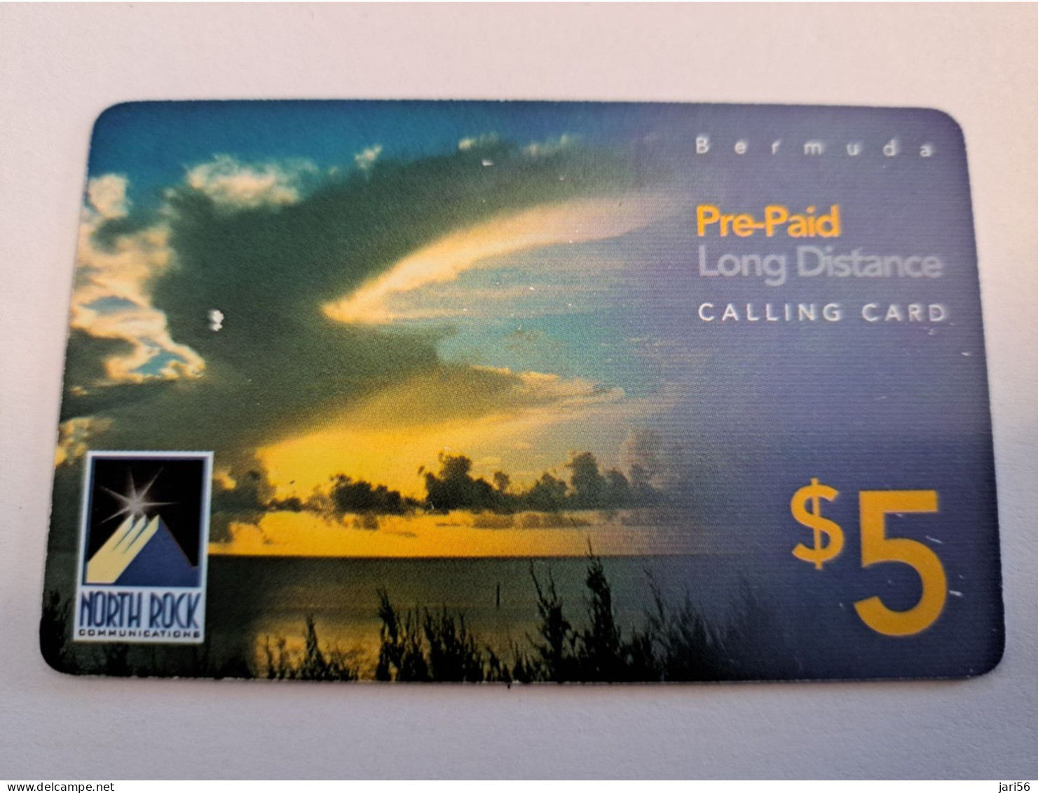 BERMUDA  $ 5,-  LOGIC/   SUNSET IN BERMUDA / DATE 3/2005 / 9606 EX  /   PREPAID CARD  Fine USED  **16194** - Bermudes