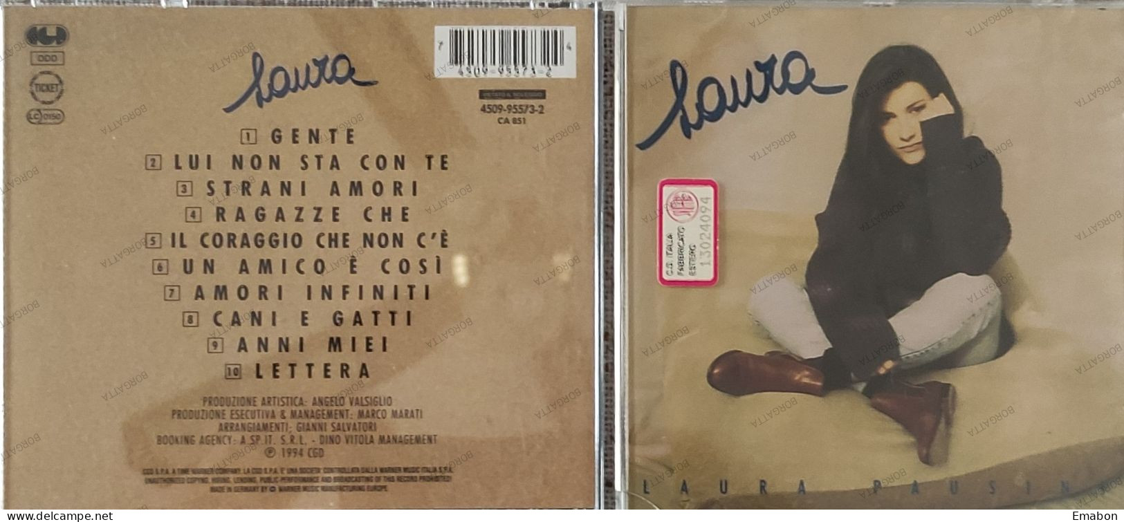 BORGATTA - ITALIANA  - Cd  LAURA PAUSINI - LAURA - CGD 1994 -  USATO In Buono Stato - Otros - Canción Italiana