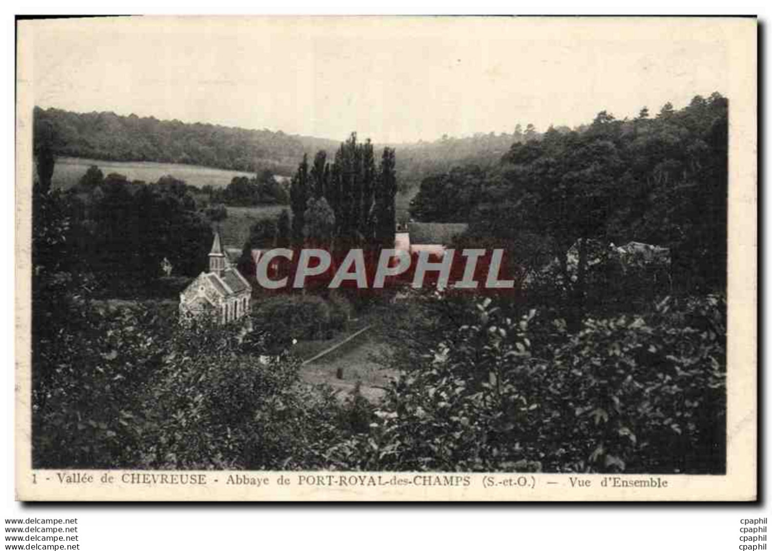 CPA Vallee De Chevreuse Abbaye De Port Royal Des Champs Vue D&#39Ensemble - Magny-les-Hameaux