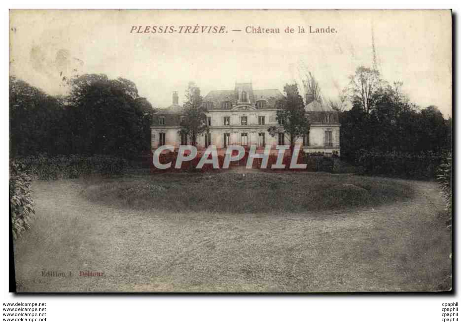 CPA Plessis Trevise Chateau De La Lande - Le Plessis Trevise