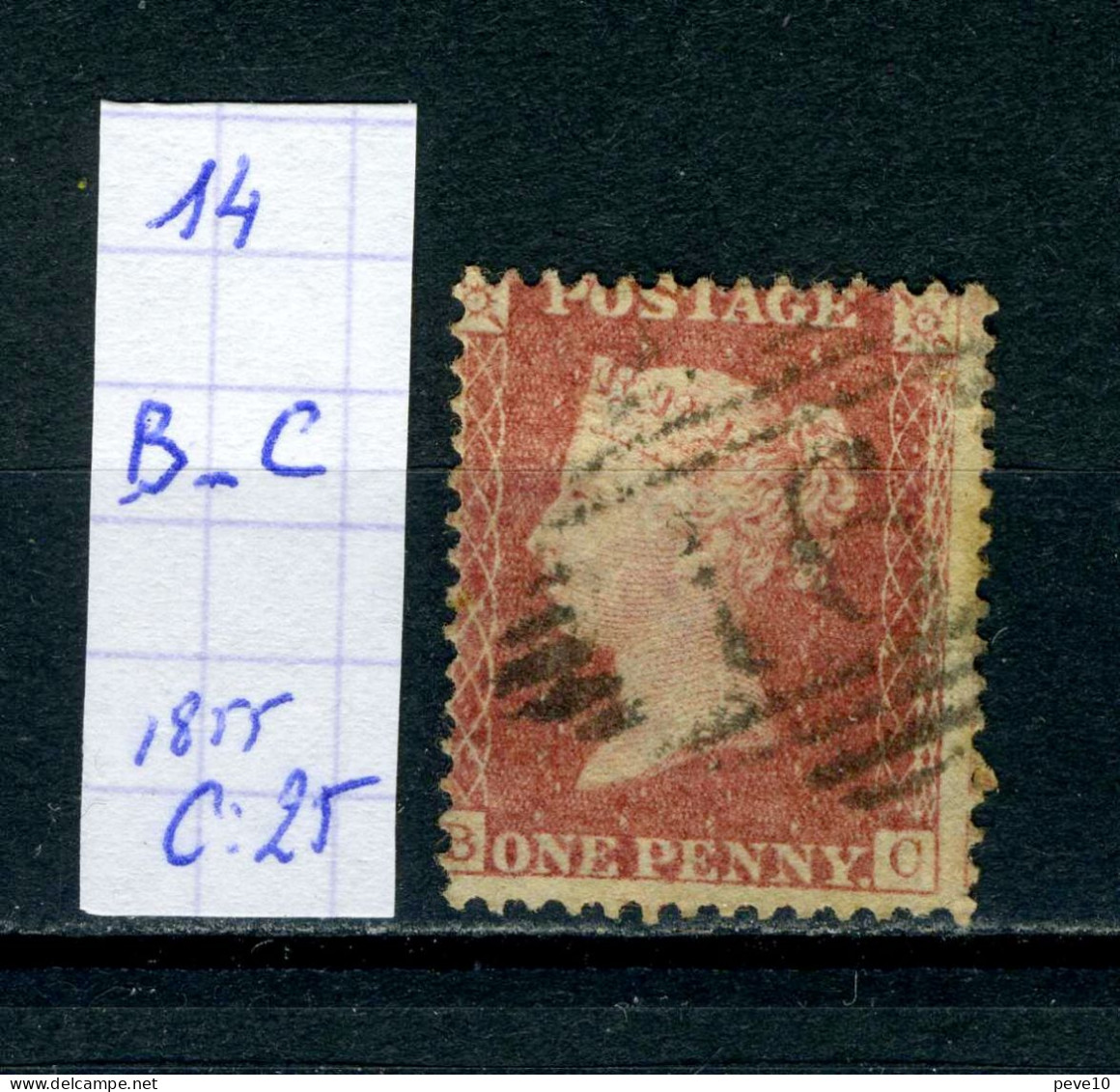 Grande-Bretagne    N° 14    B - C - Used Stamps