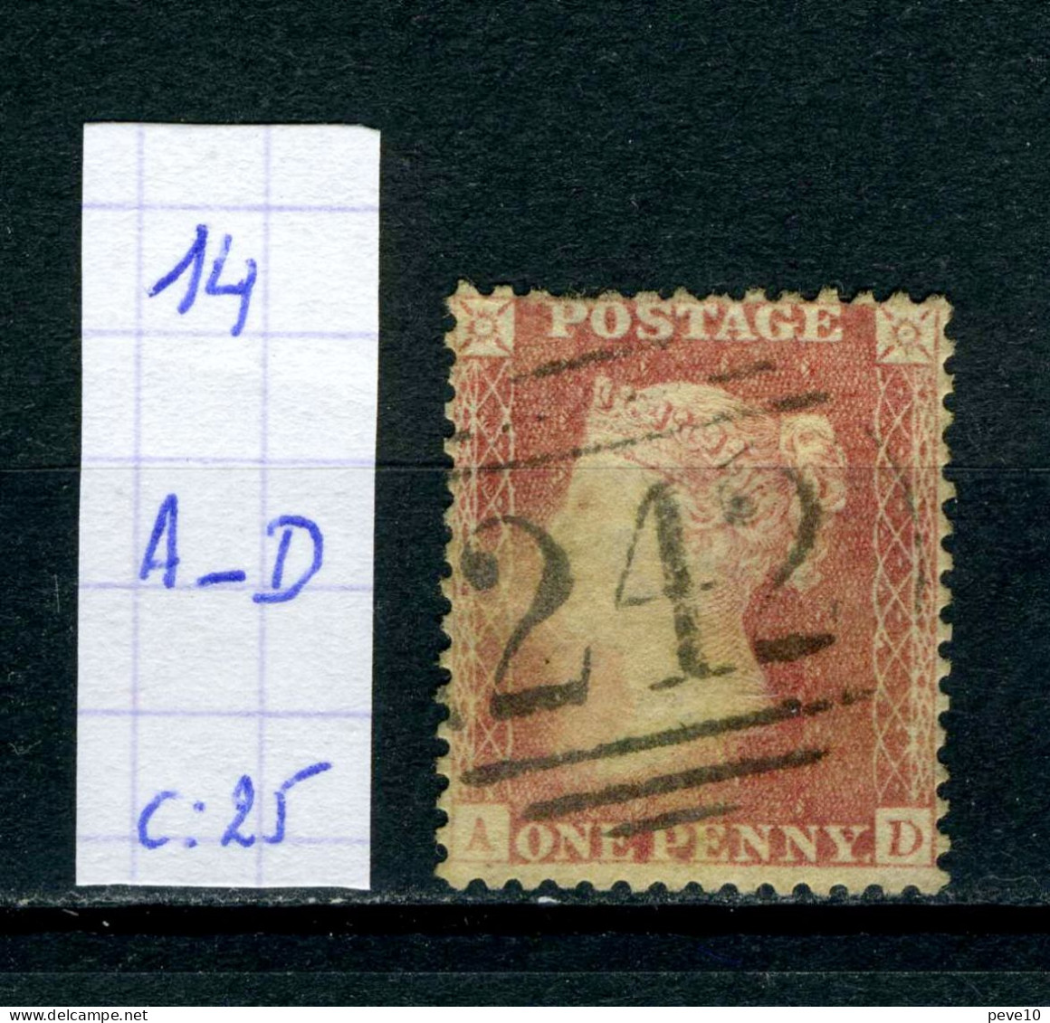 Grande-Bretagne    N° 14    A - D - Used Stamps