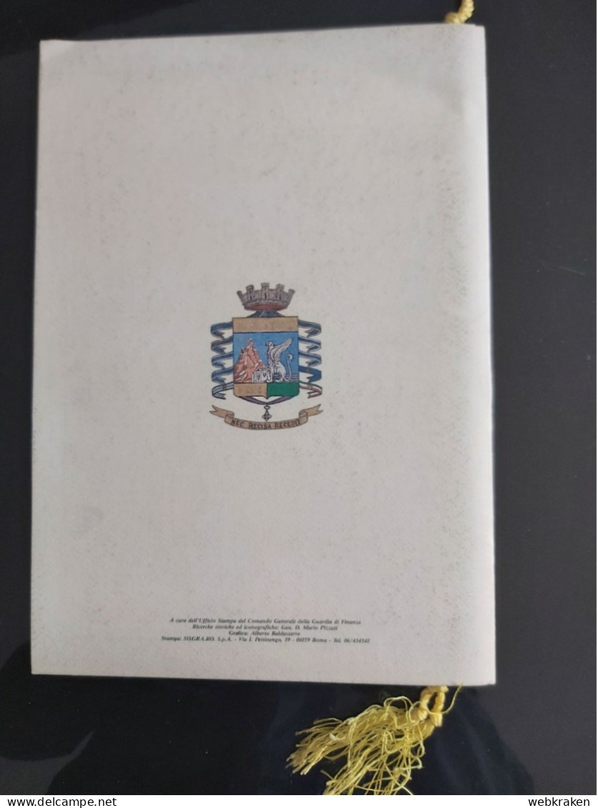 CALENDARIO STORICO DELLA GUARDIA DI FINANZA ANNO 1989 - Formato Grande : 1981-90