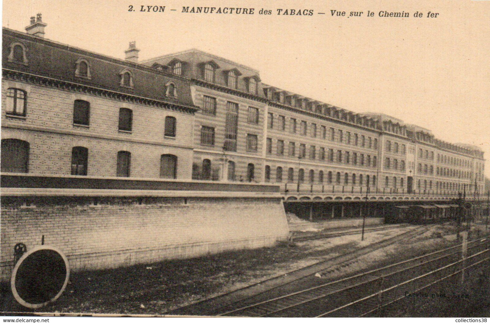 Lyon - Manufacture Des Tabacs - Vue Sur Le Chemin De Fer - Lyon 8