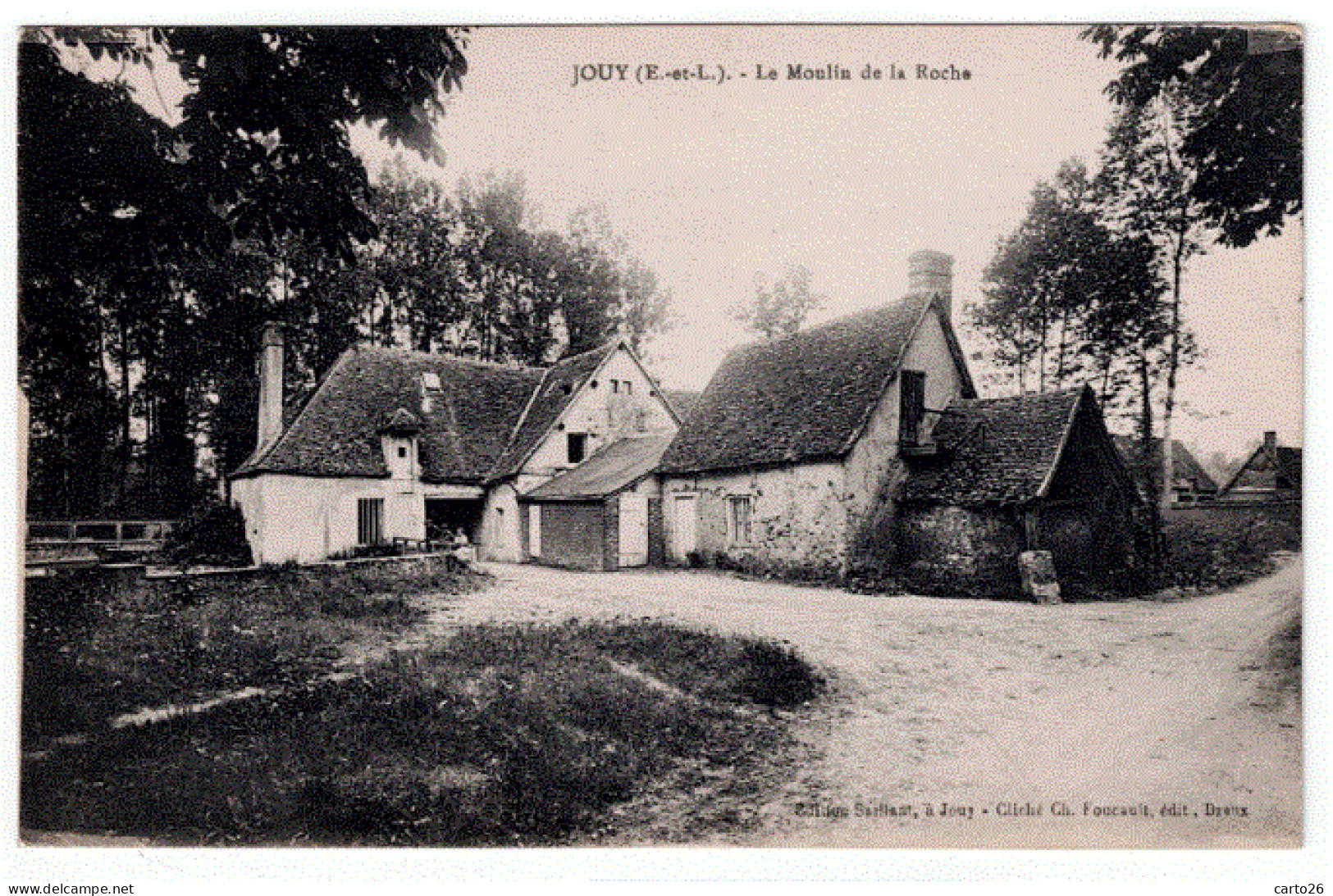 28-Eure Et Loire * JOUY - Le Moulin De La Roche - Carte Propre - Voir Scans * - Jouy