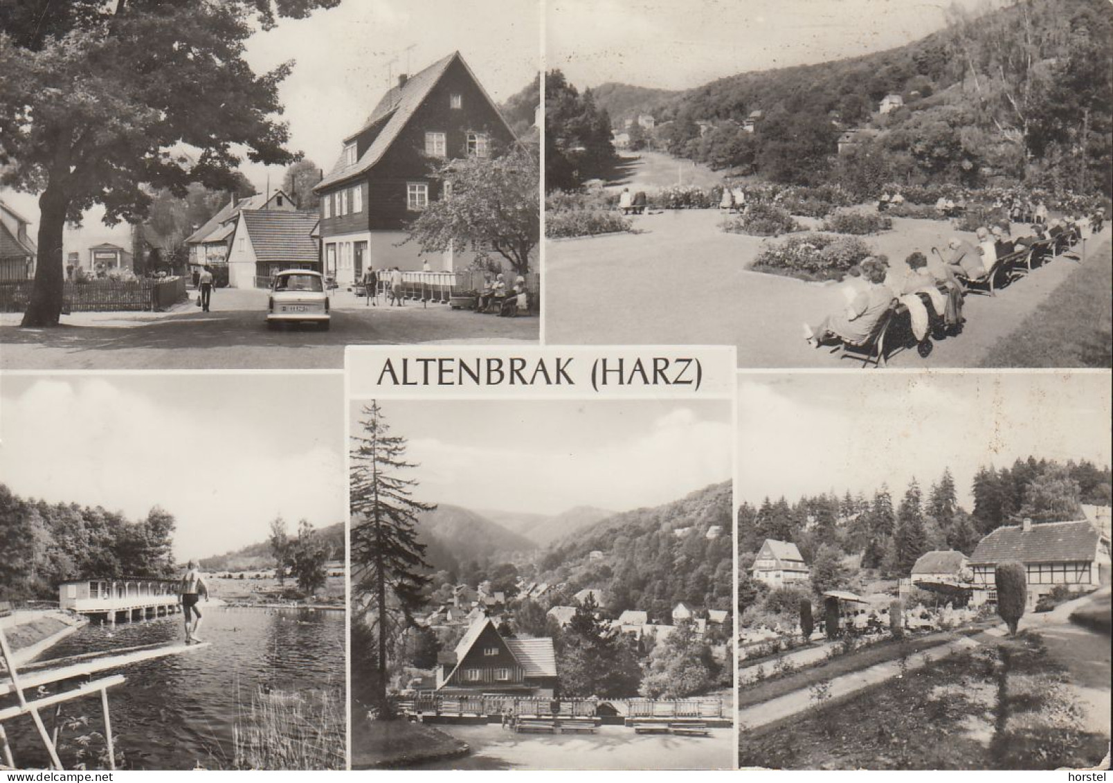 D-38889 Altenbrak - Alte Ansichten - Schwimmbad - Kaffeegarten - Blick Von Der Waldbühne - Straßenansicht - Nice Stamp - Altenbrak