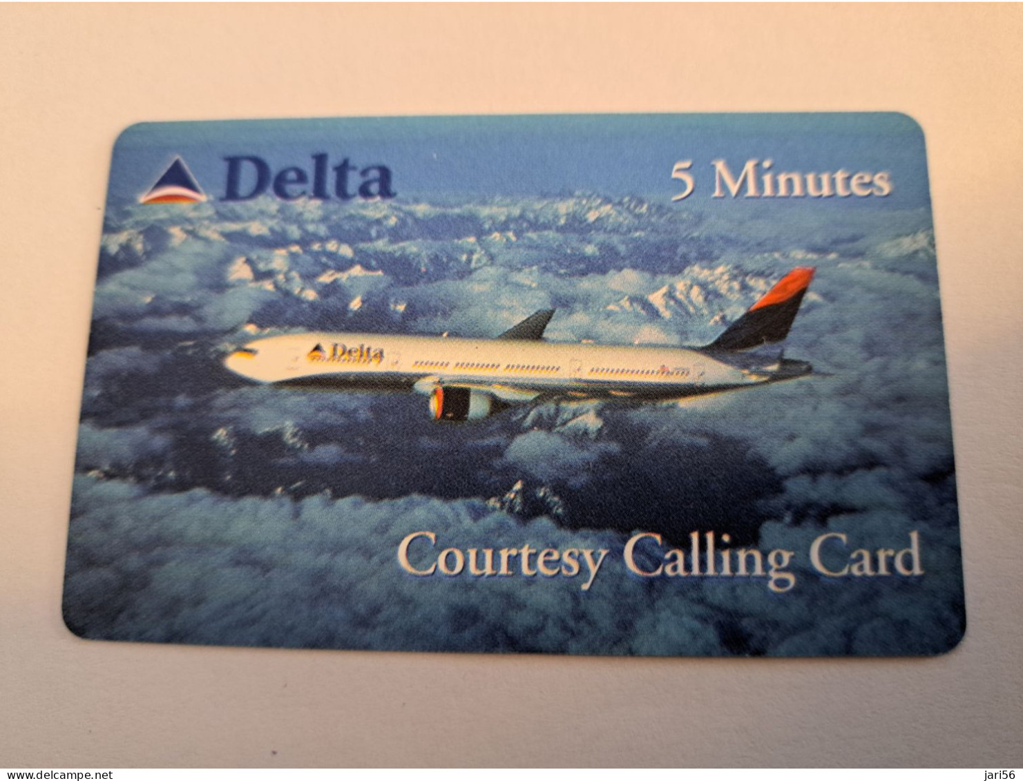 UNITED STATES USA AMERIKA / DELTA / 5MINUTES/ DELTA AIRLINES/ AIRPLAINE  / USED  **16200** - Amerivox