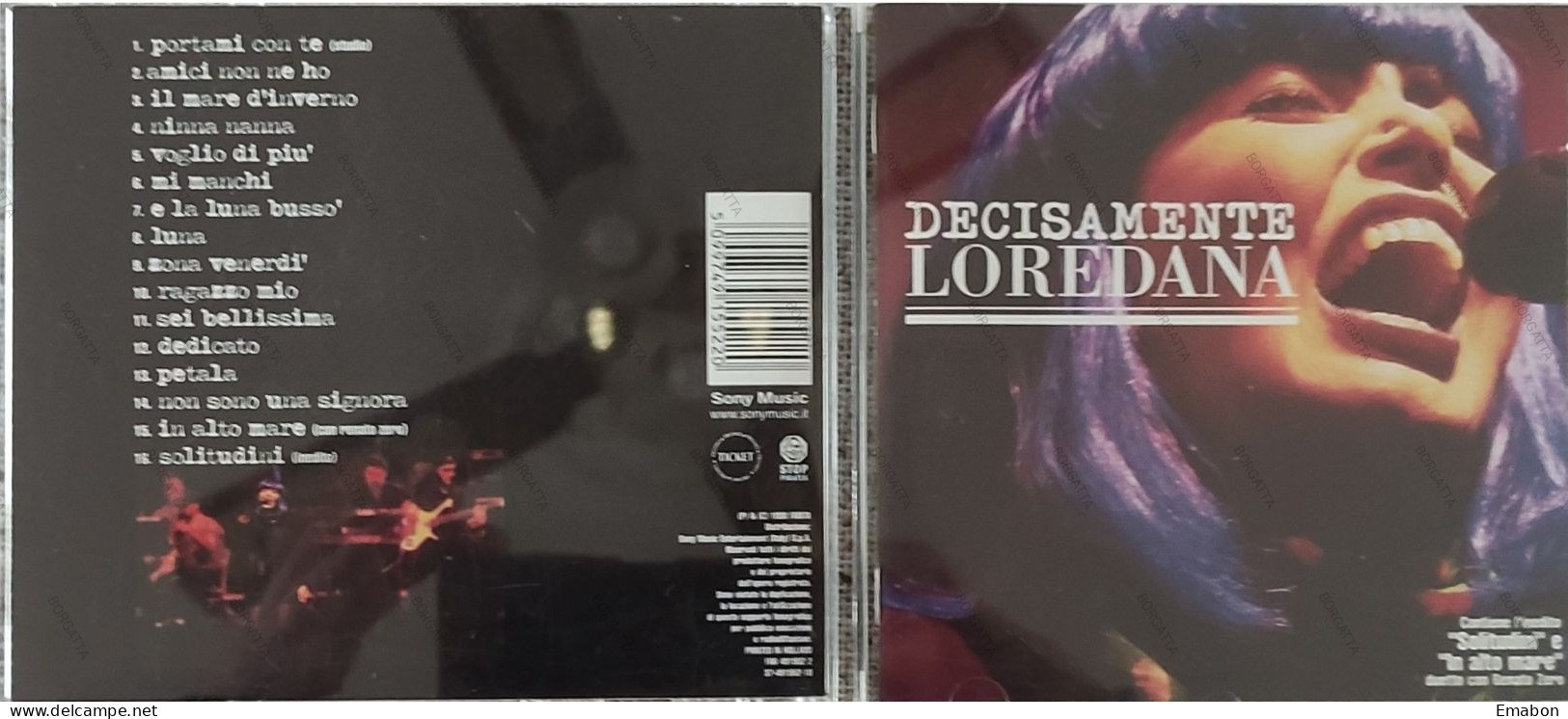 BORGATTA - ITALIANA  - Cd  LOREDANA BERTE' - DECISAMENTE LOREDANA - FARITA 1998 -  USATO In Buono Stato - Otros - Canción Italiana
